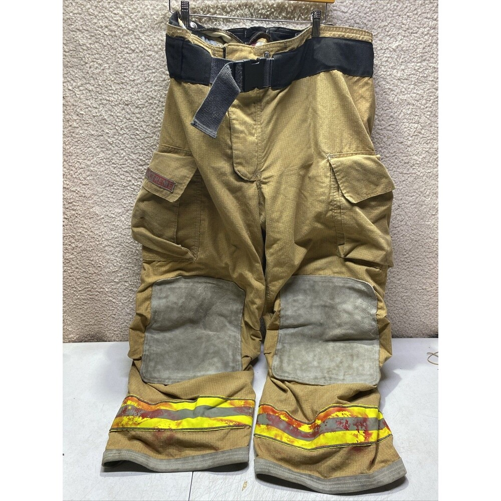 Firefighter Turnout Bunker Pants Globe 42x30 G Extreme2005  Harness Ready